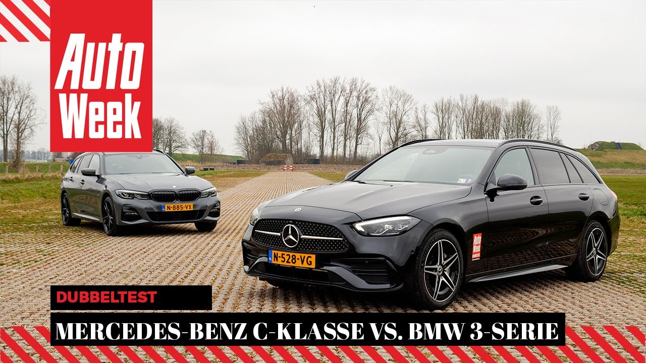 Mercedes-Benz C-Klasse vs. BMW 3-serie - AutoWeek dubbeltest