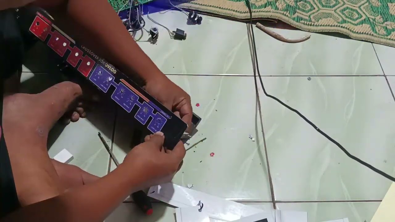 Cara Restorasi audio crossover dengan membuat tulisan tanpa sablon, jadi cakep