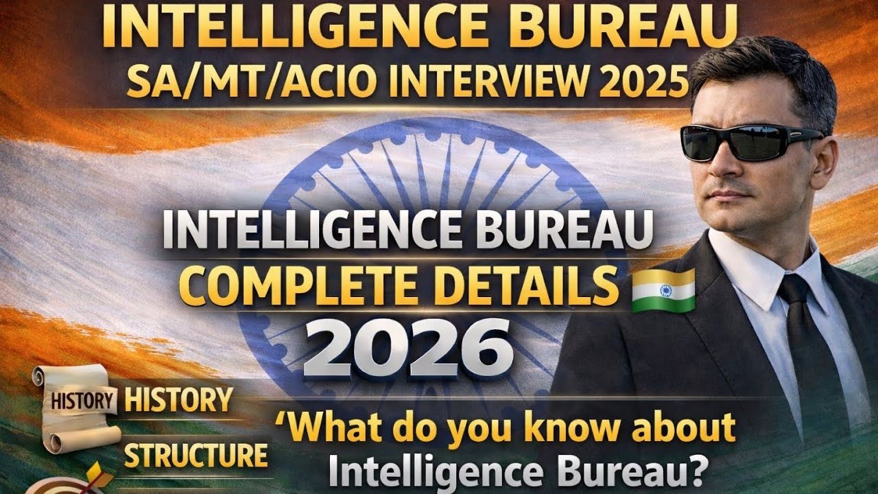 Intelligence Bureau (IB) Complete Details | History 📜 Director 👨‍✈️ Structure 🏛️ & Functions 🎯