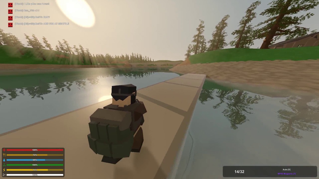 Unturned advanced base Raiding /MP40 PVP