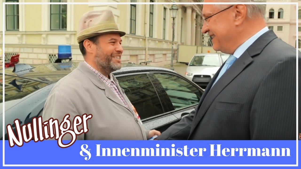 Studiotechniker Nullinger nimmt Innenminister Herrmann auf die Schippe