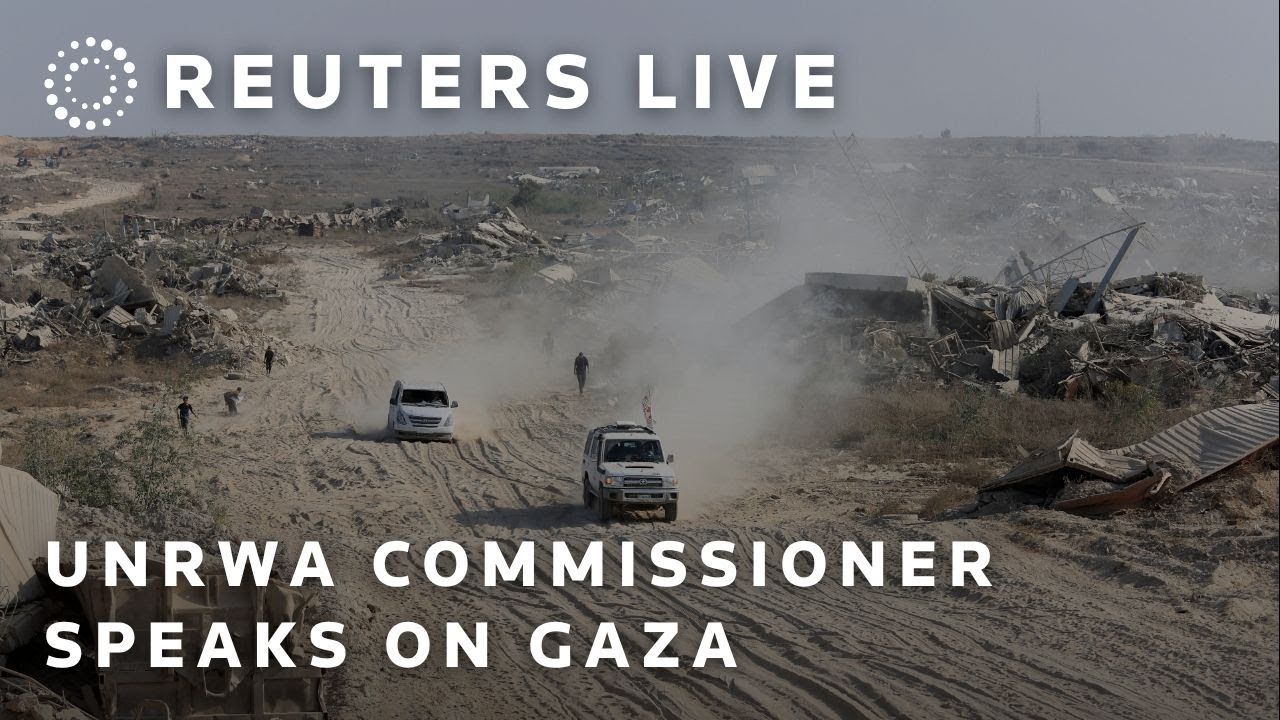 LIVE: UNRWA Commissioner General Lazzarini speaks to media