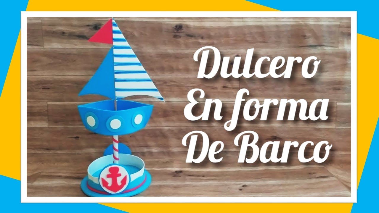 Dulcero en forma de Barco - Centro de mesa