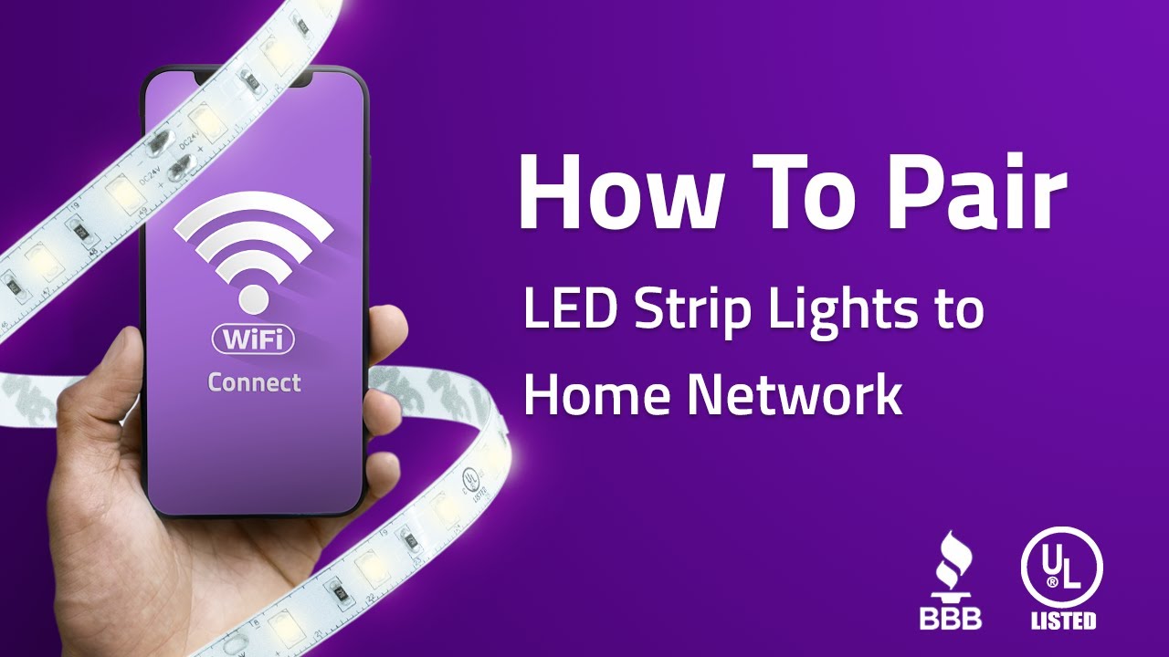 How To Pair Your LED Strip Lights Smart WiFi Kit With Your Home Network