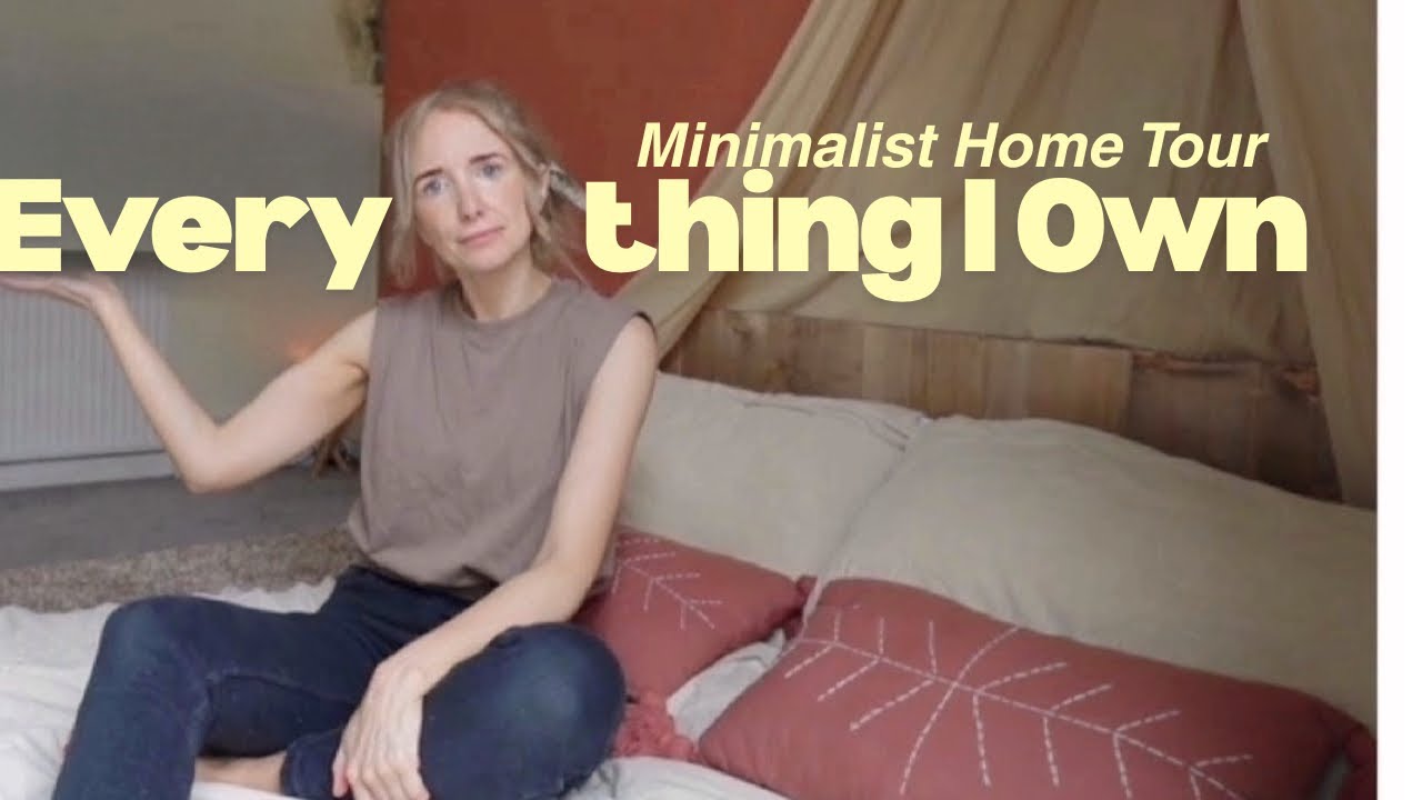 EXTREME MINIMALIST HOME TOUR Feat. EVERYTHING I OWN [Simple Calm Walkthrough]