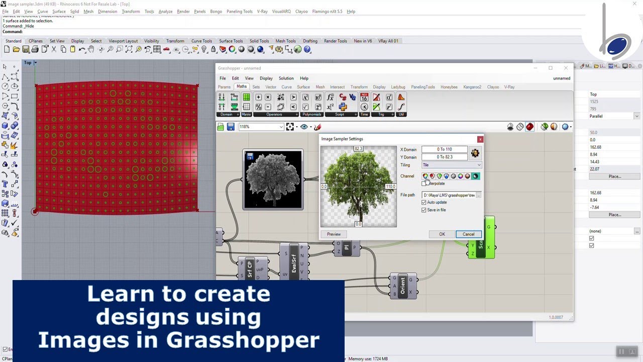 Design using Image in Grasshopper
