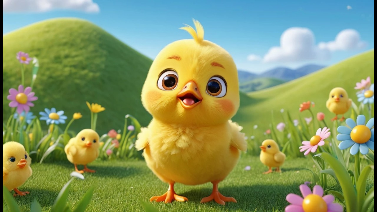 Chick Learns to Sing 🐥🎵 | Cute Baby Bird Song & Nursery Rhymes