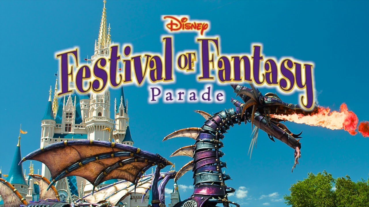 (4K) Disney World Festival of Fantasy Parade at Magic Kingdom Orlando Florida Full Show🎡