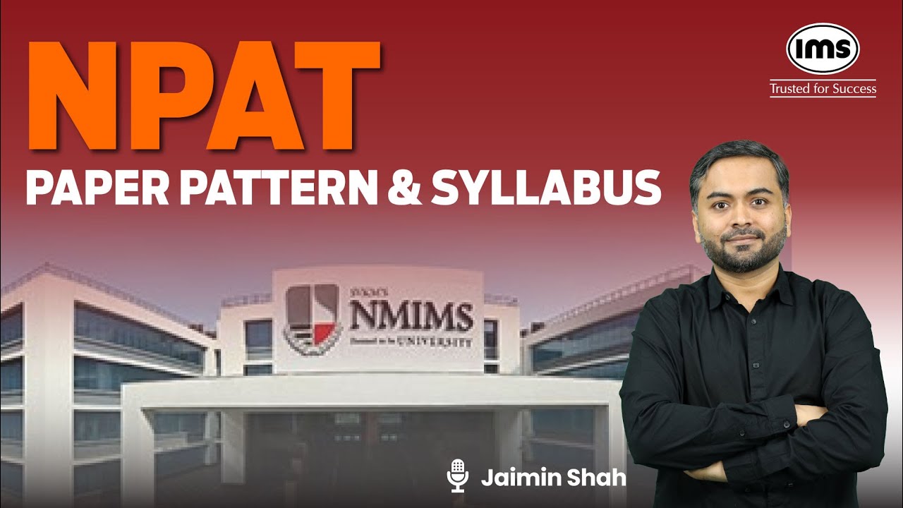 NPAT Paper Pattern and Syllabus | Complete Guide and Tips | Jaimin Shah