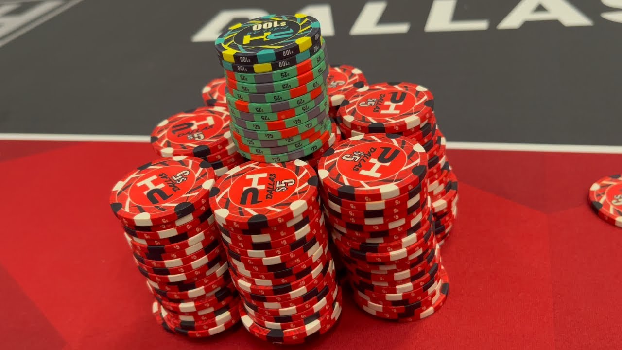 Building a 4 FIGURE STACK at *New* Dallas Poker Room!