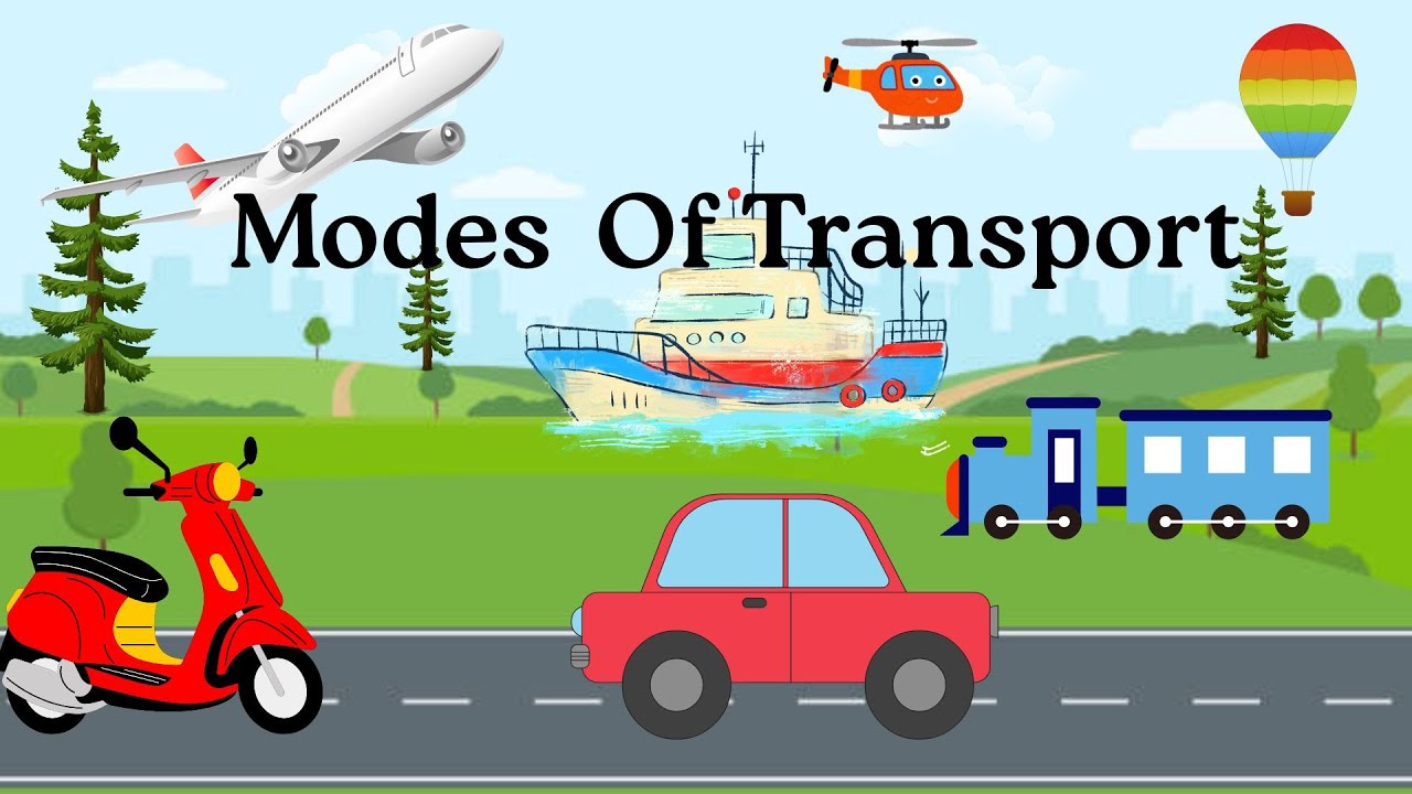Modes Of Transport /Type Of Transport  For Kids / Means Of Transport/ Easy learning -Raising Buds.