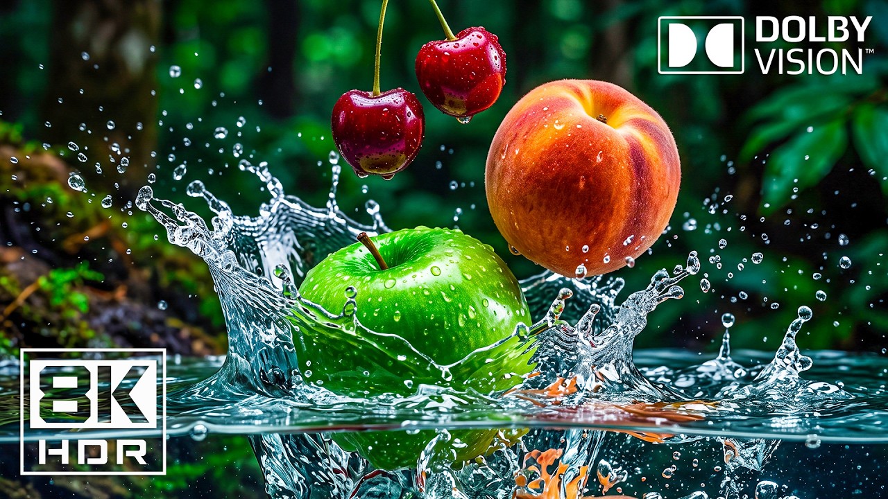 Incredible Fruit Colors | Ultimate OLED Display Showcase | 4K/8K Video Ultra HD