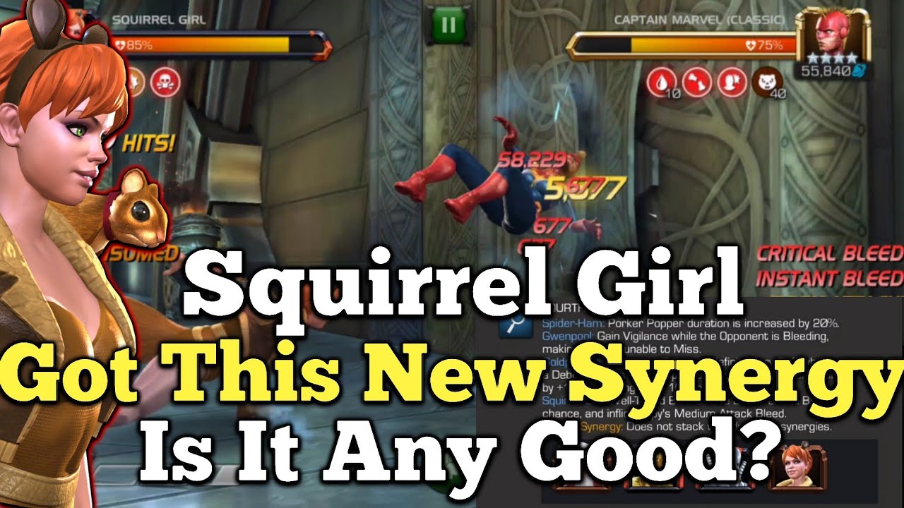 Squirrel Girl Got This New Powerful Synergy With Spider-Ham! | How Good Is It? | Contest Of Champion