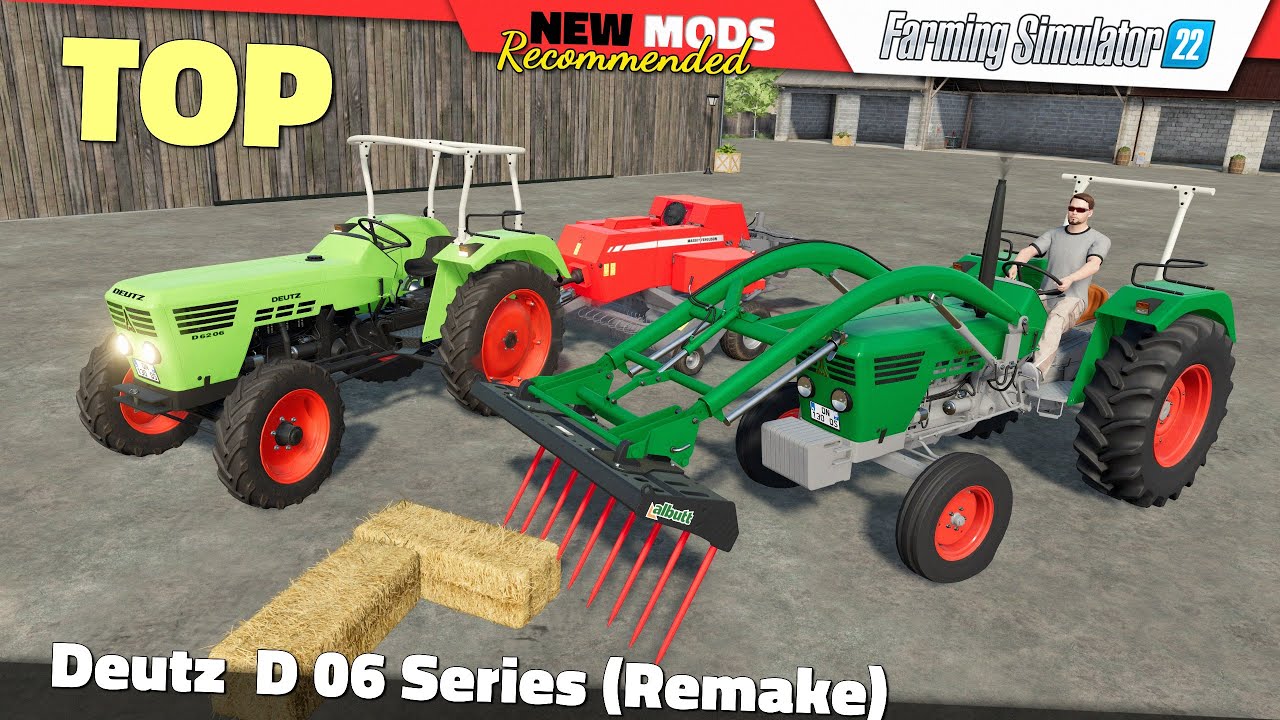 FS22 | Deutz D 06 Series (Remake) - Farming Simulator 22 New Mods Review 2K60