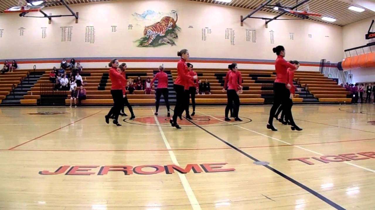 TFHS Bruinettes 2-1-14 Competition Military