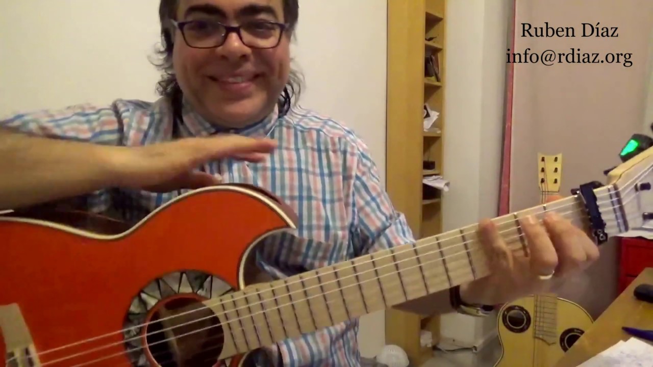 Flamenco chords from scratch 1 for you! beginners level guitar lesson by Ruben Diaz Málaga Spain
