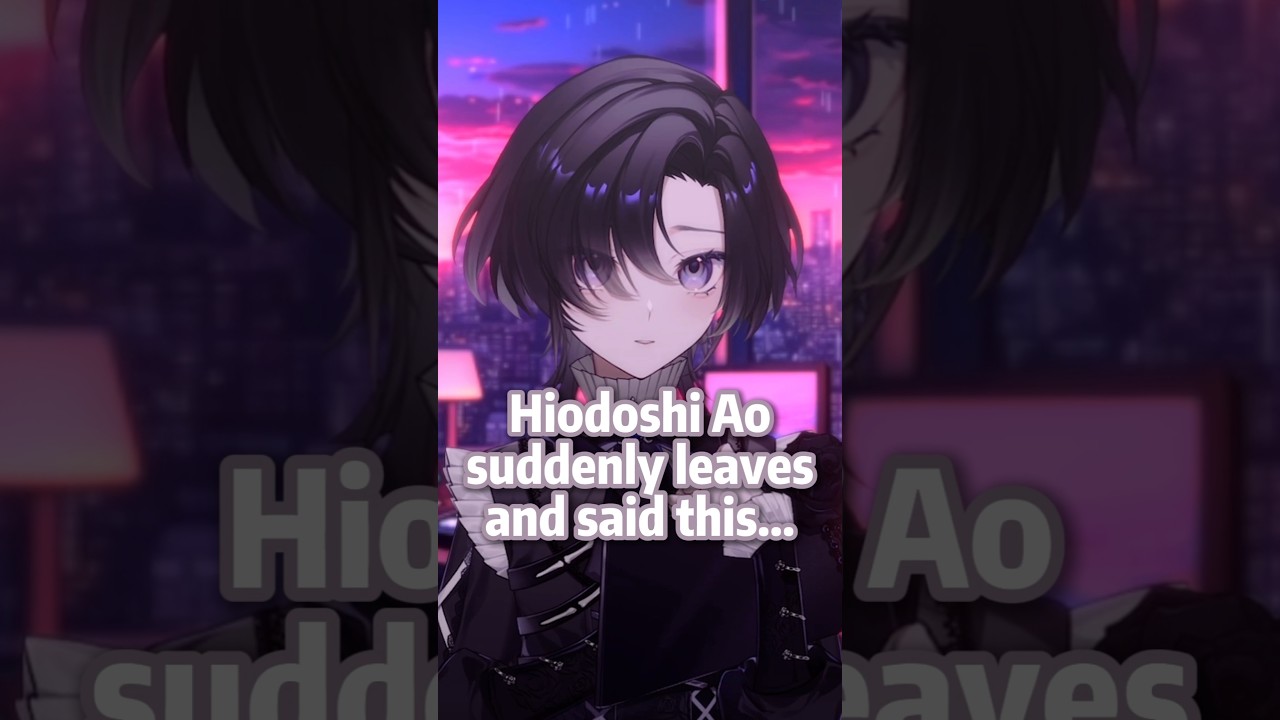 Why Is Hiodoshi Ao Leaving Hololive?