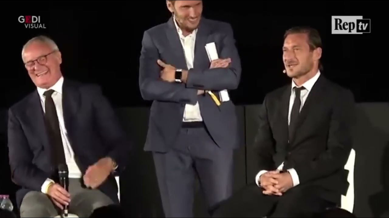 Totti: “Aspettavamo Roberto Mancini, è arrivato Ranieri” alla #AsRoma. Oggi come nel 2009.