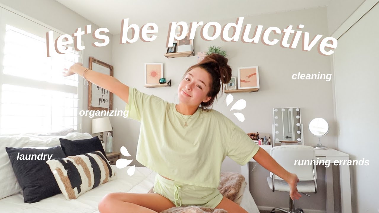 productive saturday vlog: clean & organize with me!