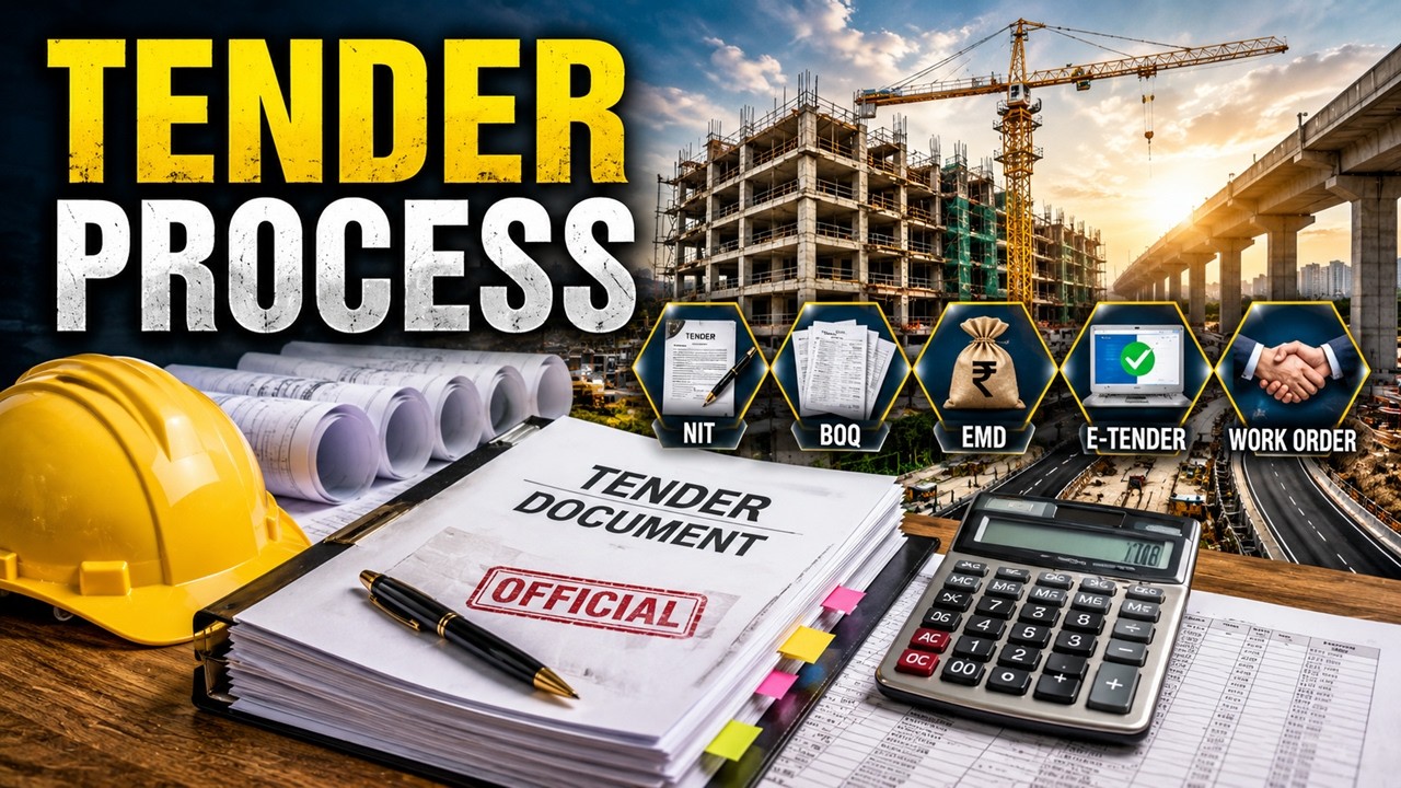 What Is a Construction Tender? Complete Tender Process Explained | Civil Engineering Guide