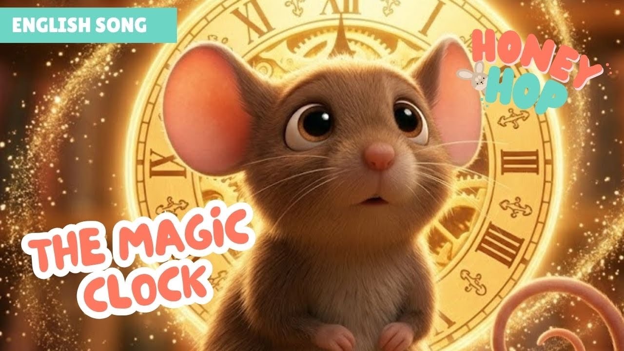 The Mouse and the Magic Clock 🐭🕰 | Nursery Rhyme + Animation