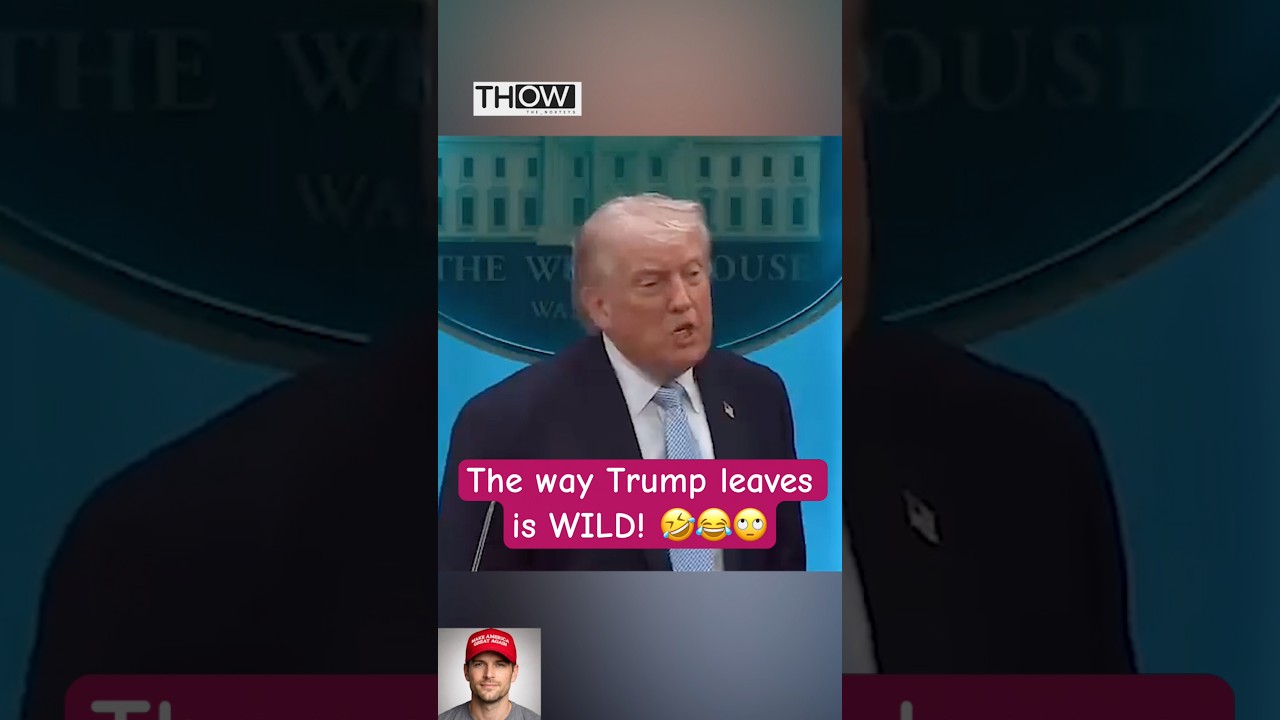 Wait till you see how Trump walks out! 😄