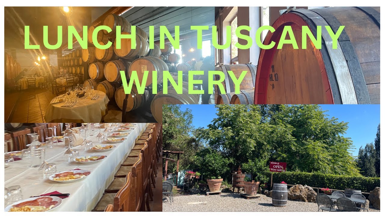 LUNCH AT WINERY SAN GIMIGNANO | ITALY TRAVEL SERIES