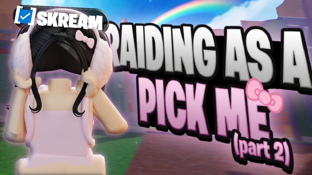 Raiding As A PICK ME In DA HOOD! ⭐ (Part 2)