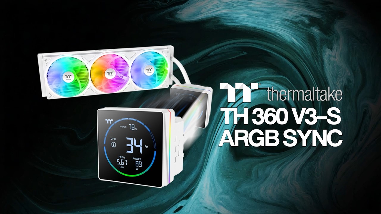Thermaltake TH360-S V3 ARGB Sync AIO - Snow Edition | TT Unboxing