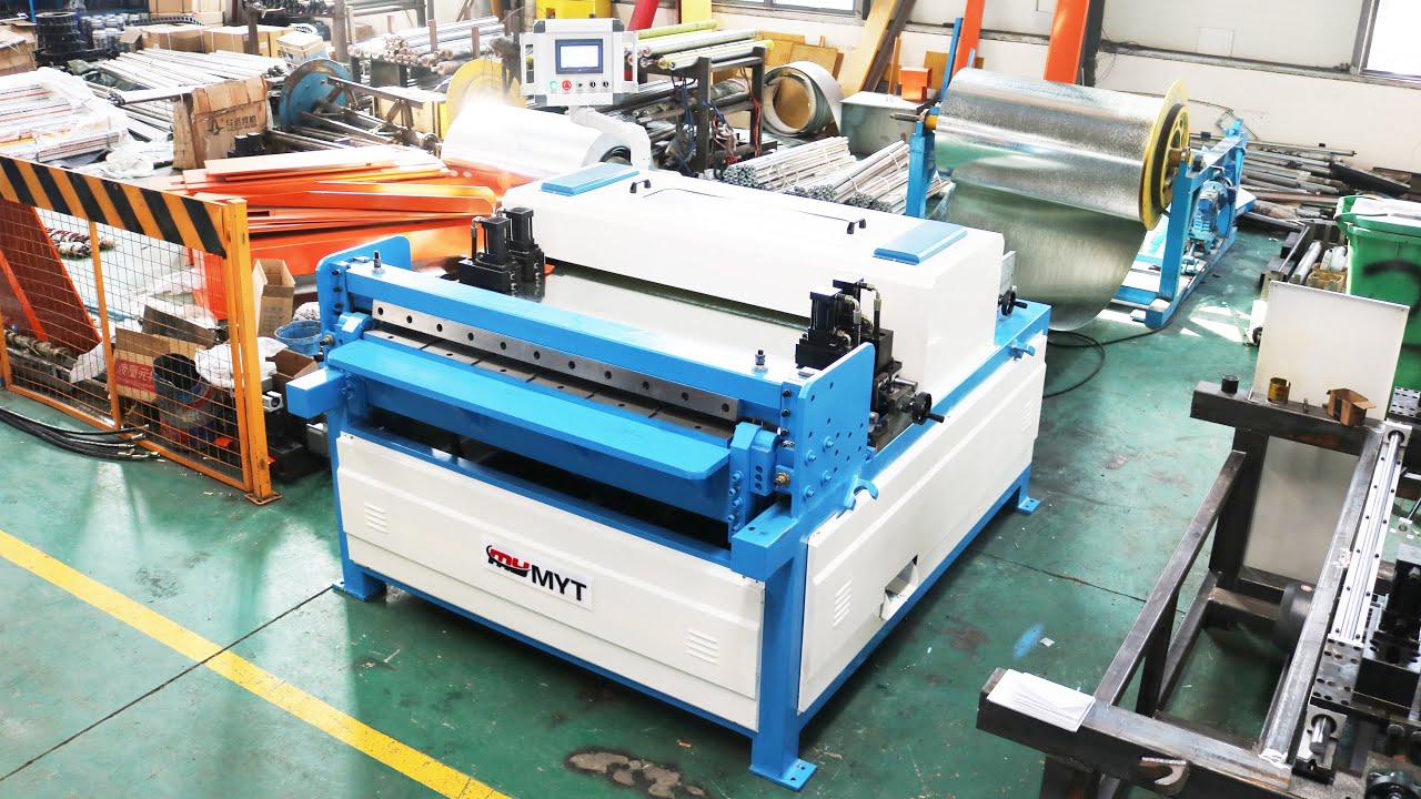 MYT&reg; HVAC rectangular auto duct production line 3 with bending function 1250/1500mm