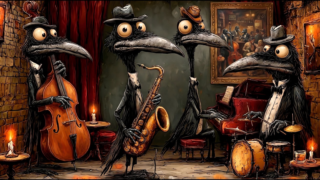 3 godziny Smooth Jazz Noir Lounge | Nocny jazz w Four Crows Jazz Club