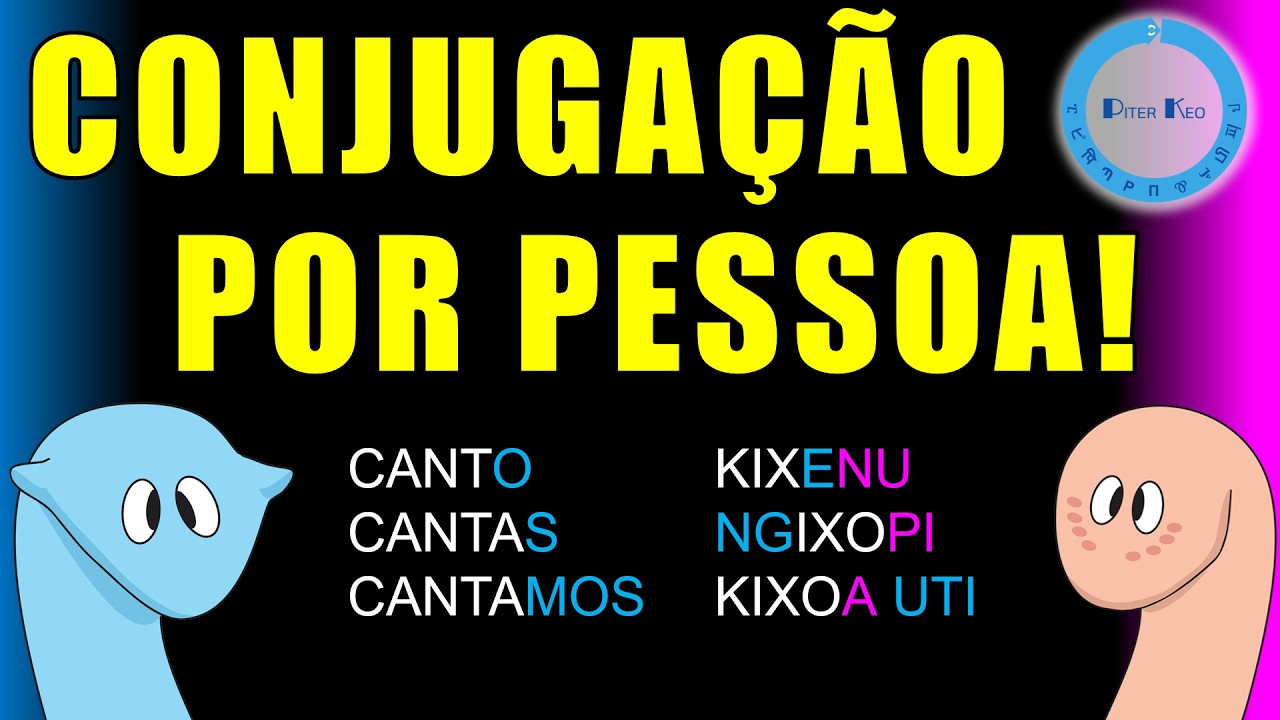 Como as línguas flexionam os verbos para pessoa?