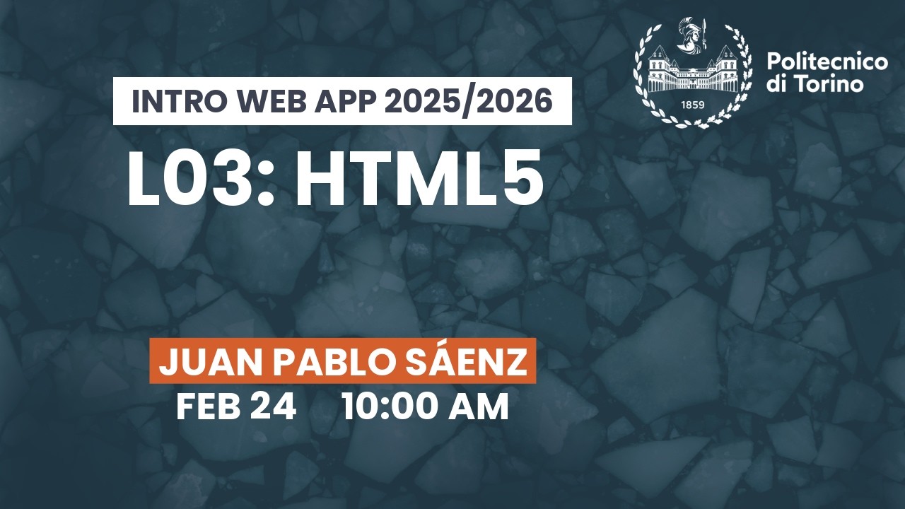 IWA 25/26 - L03: HTML5