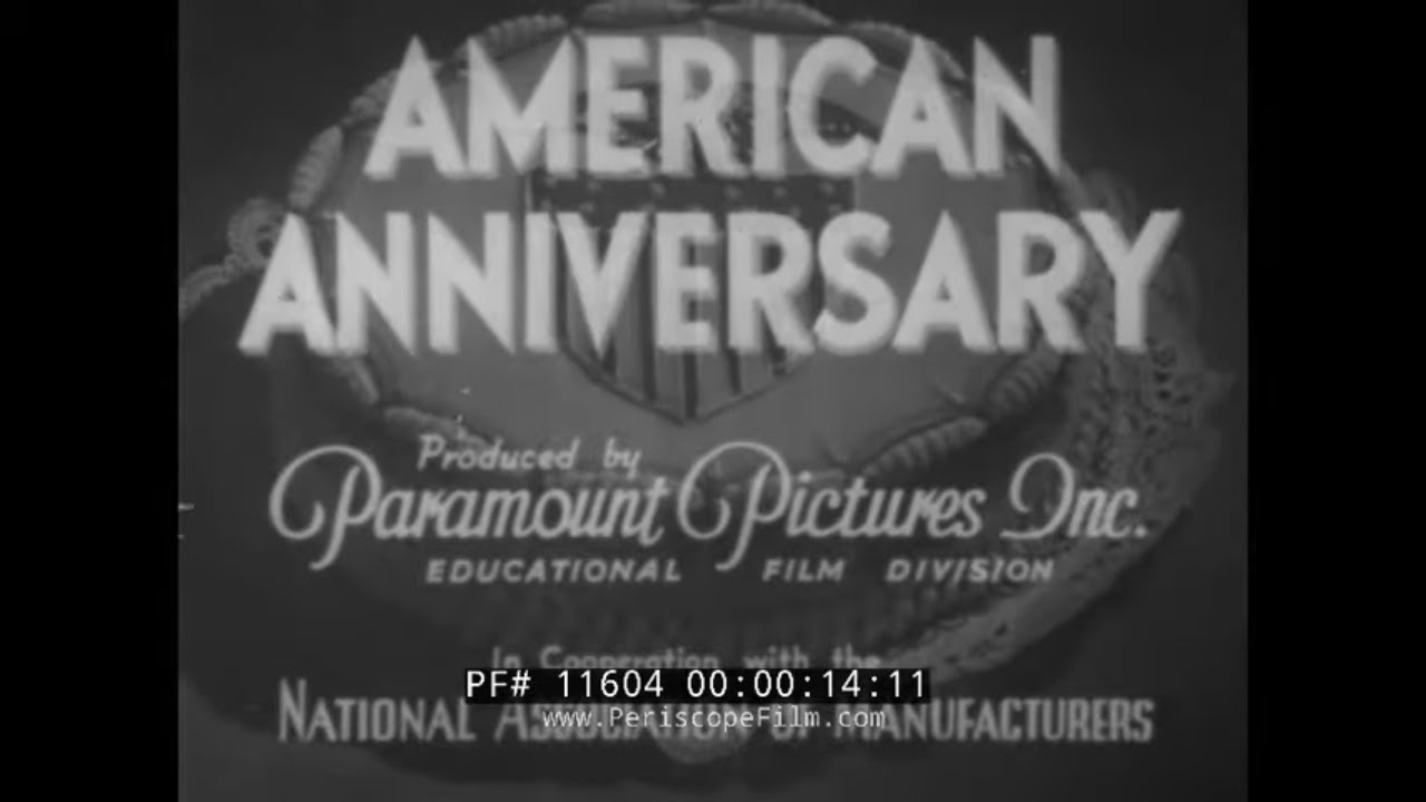 1942 WWII ERA PATRIOTIC AMERICAN DREAM FILM  