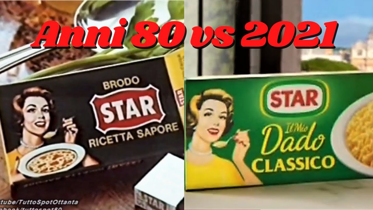 10 SPOT ANNI 80 e DEL 2021 a CONFRONTO - Vol. 2