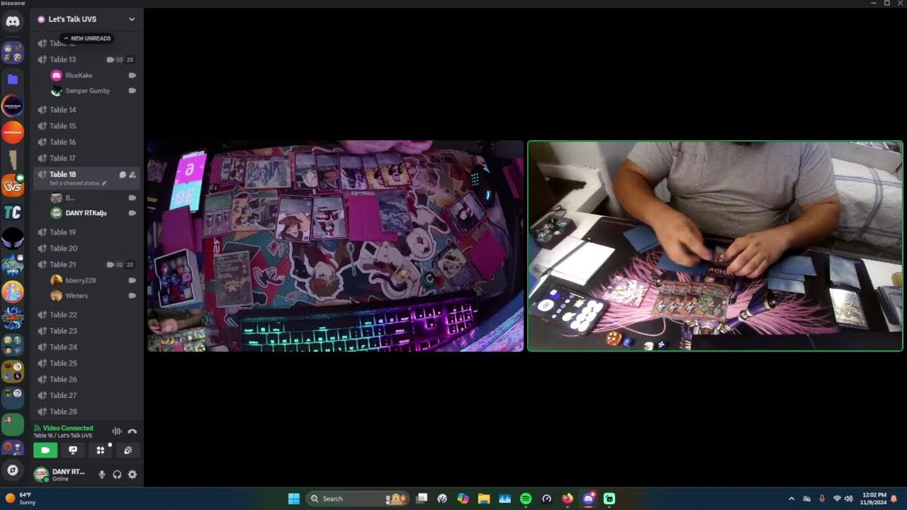 UVSGames Webcam event