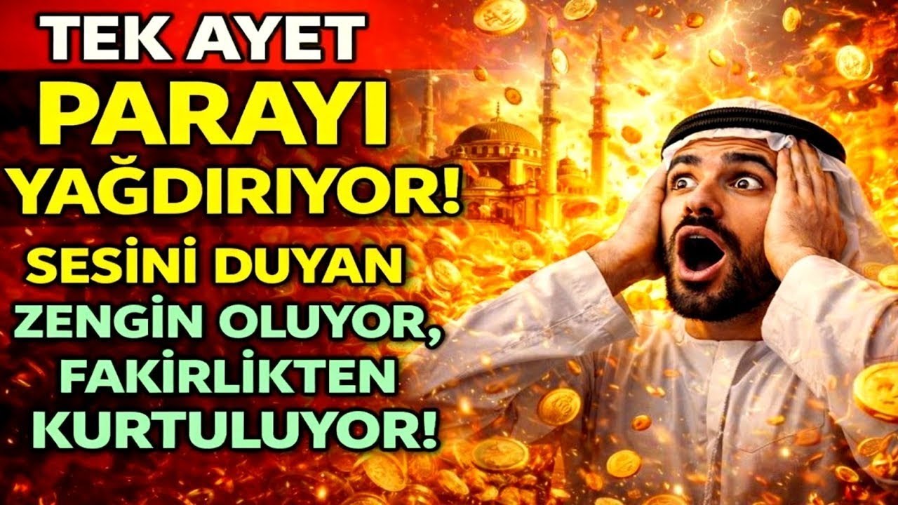 PARA GETİREN SURE! TEK BİR AYET SANA RIZIK GETİRİR, DİNLEDİKTEN 3 SANİYE SONRA YOKSULLUĞU YOK EDER!