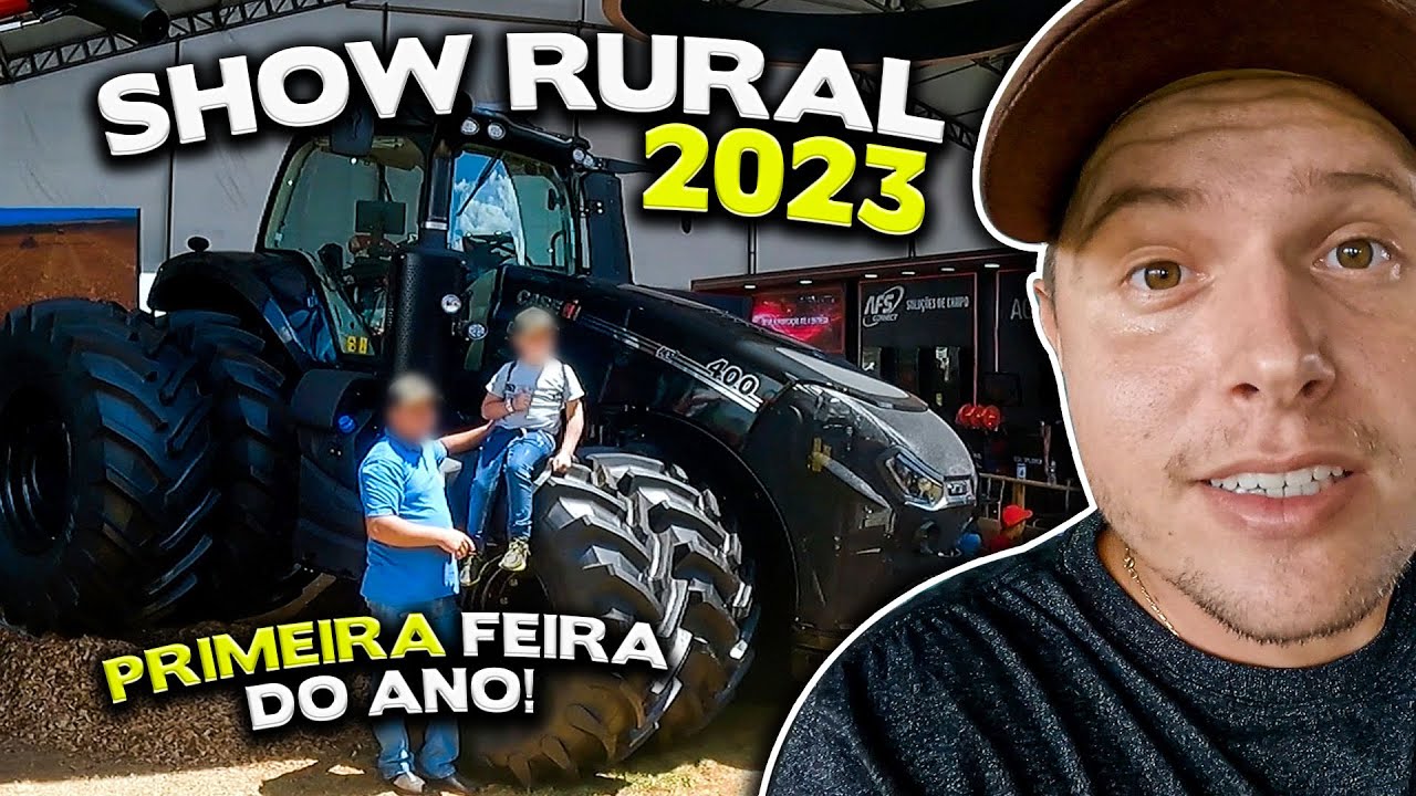 SHOW RURAL 2023 TEVE ATÉ TRATOR QUE MUDOU DE COR