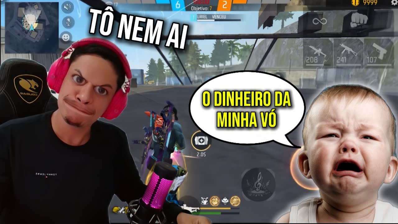 PEGOU O DINHEIRO DA AVÓ PRA JOGAR AP 😱 (Uriel Xiter)