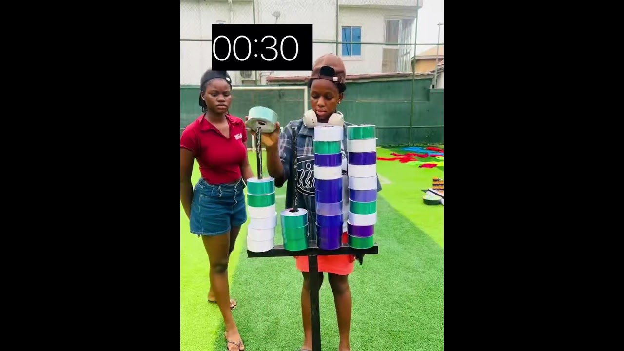 Favor vs Lillian on double color puzzle game challenge. 