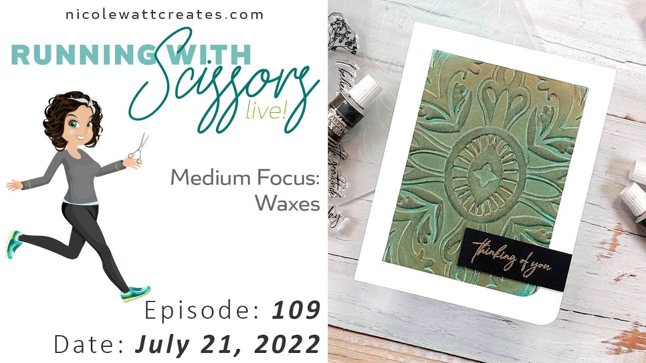 🔴Running With Scissors | Craft Live Stream with Nicole | Ep.109 July 21, 2022