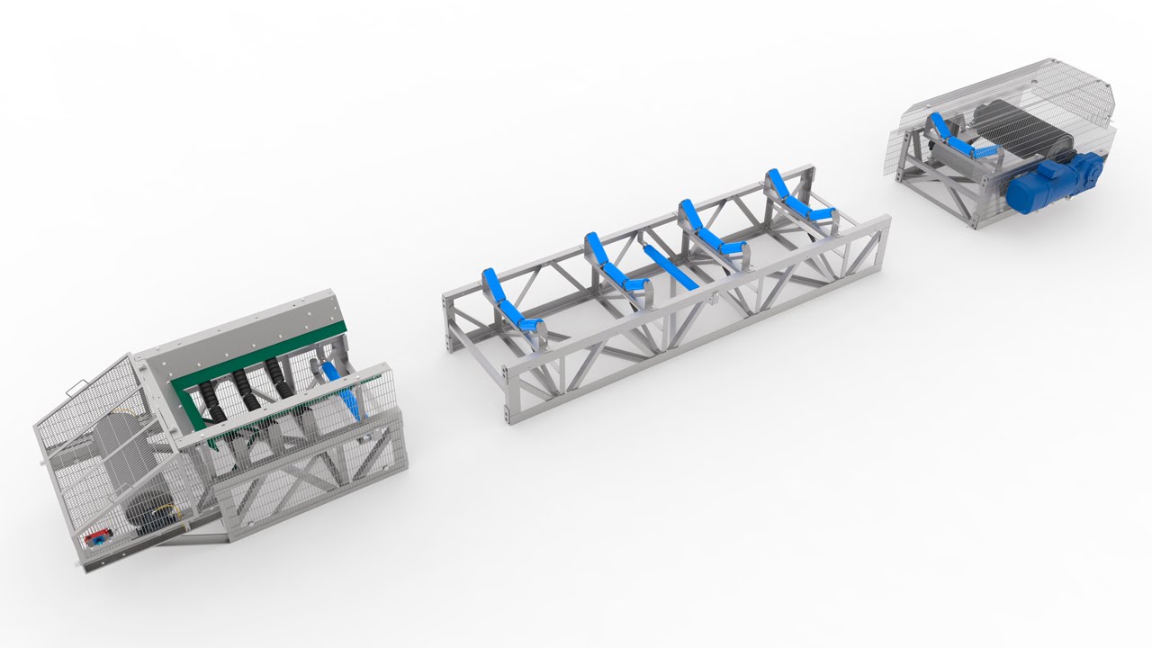 Maqconveyors / MODULAR BELT CONVEYOR SYSTEM