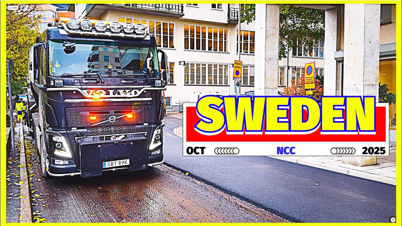 SWEDEN - STOCKHOLM - NCC ASPHALT PAVING FAYAT GROUP BOMAG VOLVO SCANIA WIRTGEN GROUP @MasterWorkers