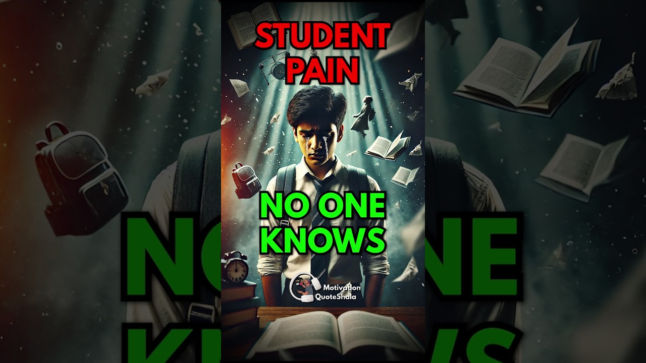 1 Heartbreaking Truth of Student Life 💔 Motivational Story #studymotivation