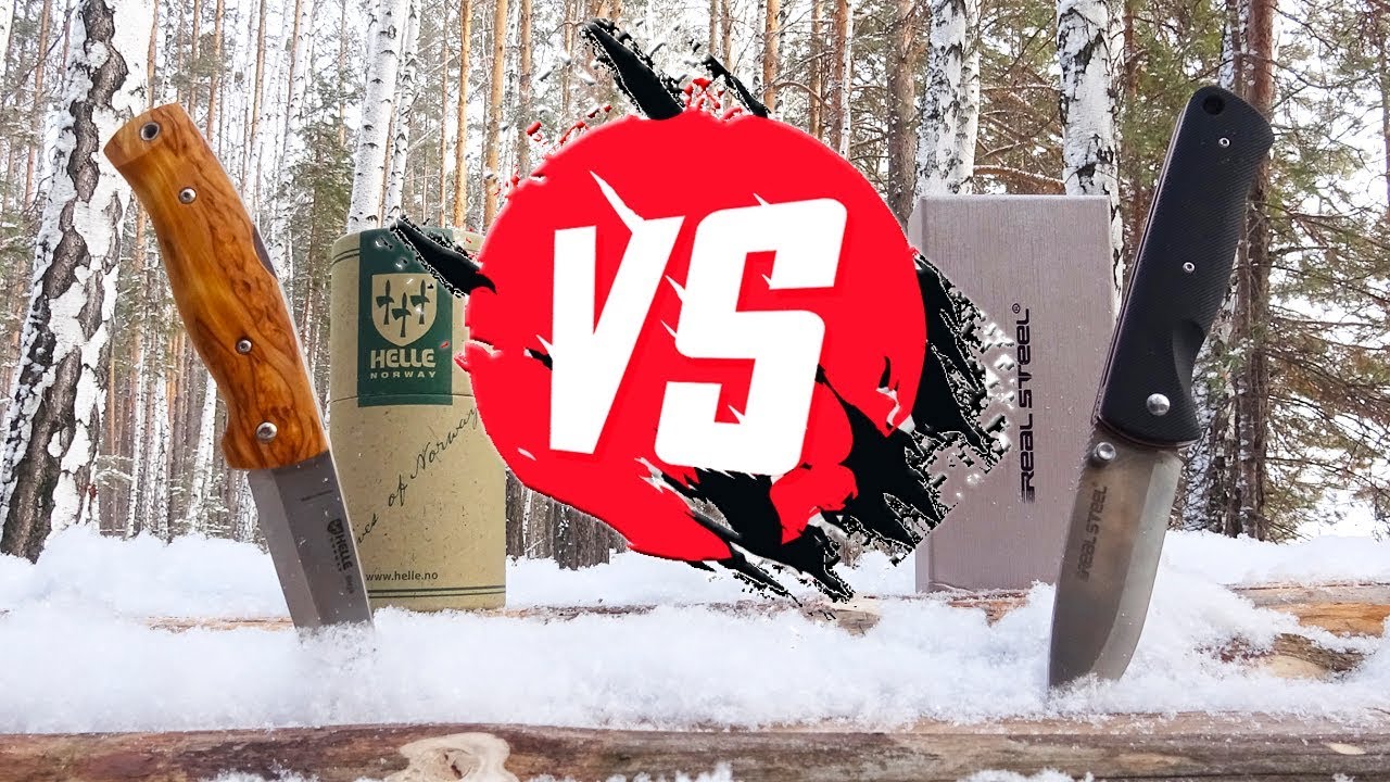 СМЕРТЕЛЬНАЯ БИТВА! Кто победит? Helle Blaja против Real Steel Bushcraft Folder