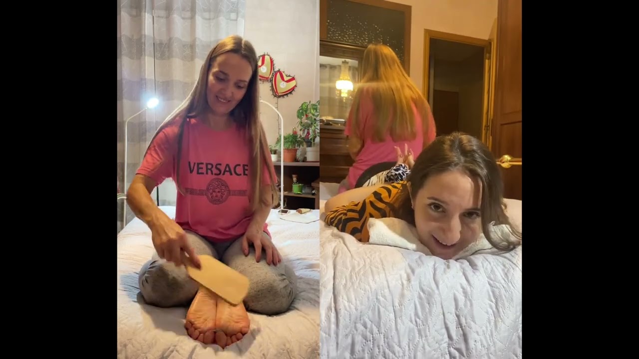 Reflexology Project Episode 131! Preview! Alena takes revenge on Angelina! Facedown on the Bed!