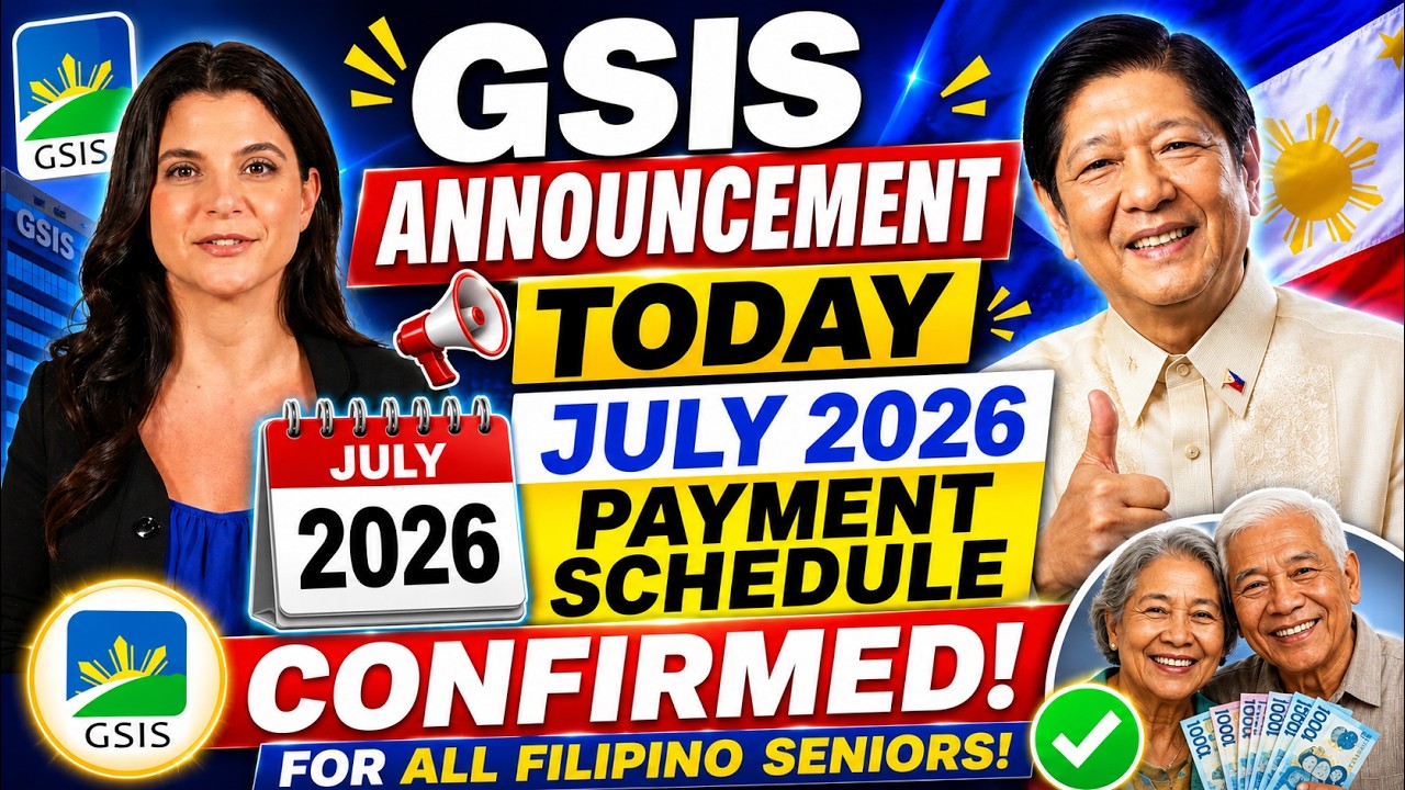 GSIS July 2026 Payment Schedule CONFIRMED ✅ Check Your Exact Release Date Now!