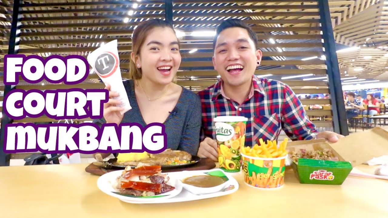 FOOD COURT MUKBANG | VLOGMAS DAY 15