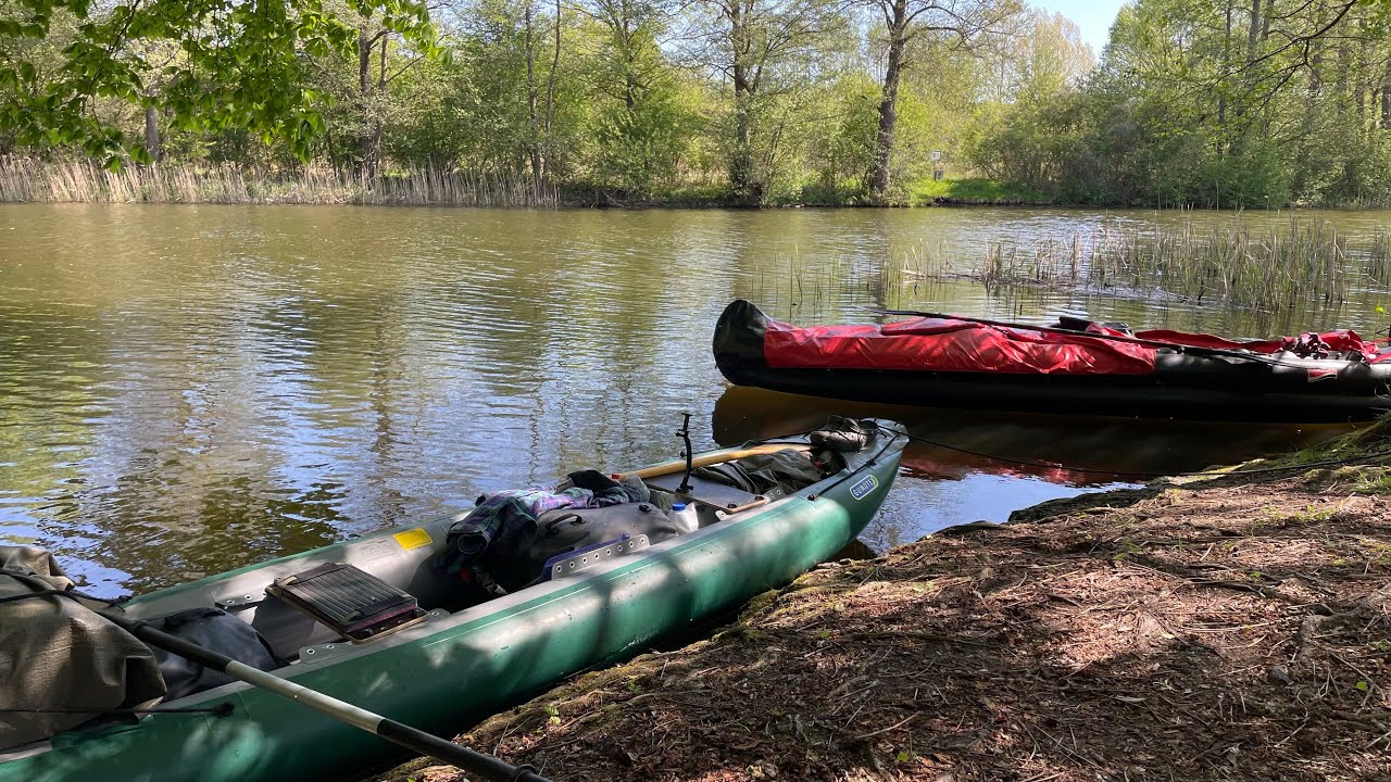 60 km Kanutour Mecklenburgische Seenplatte #gumotex#grabner#bushcraft