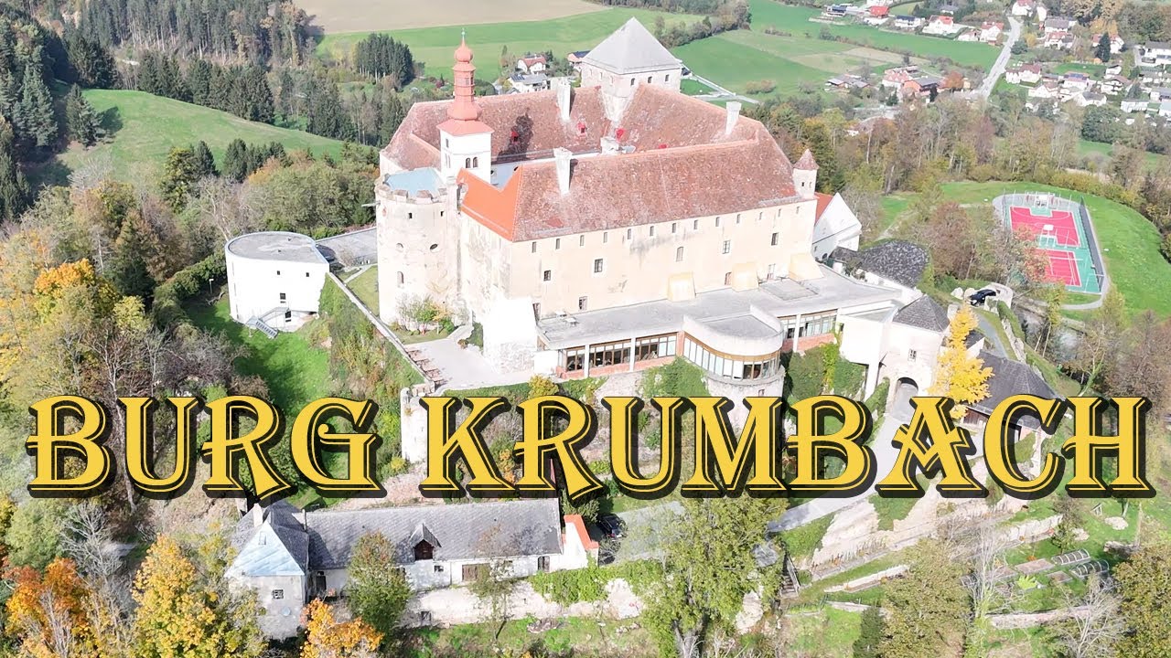 4K Drohnenaufnahmen der mächtigen Burg Krumbach